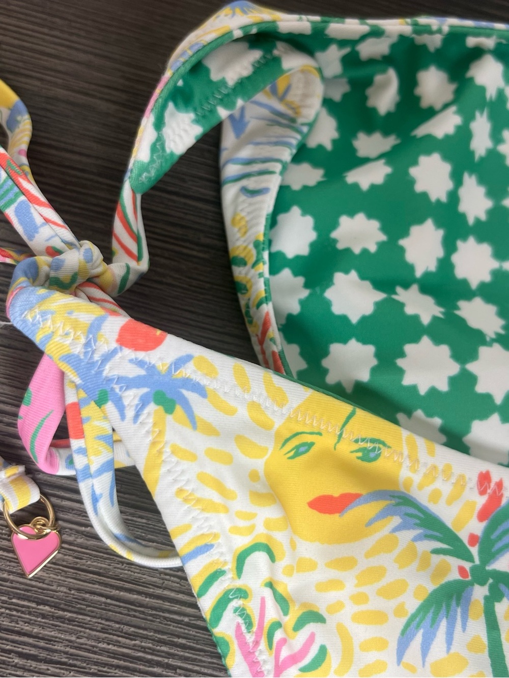 Roller Rabbit x Target Colorful Tropical Print Bikini Bottom XL New - Picture 6 of 8